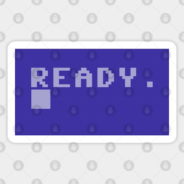 Commodore 64 Ready Screen Magnet by Issho Ni